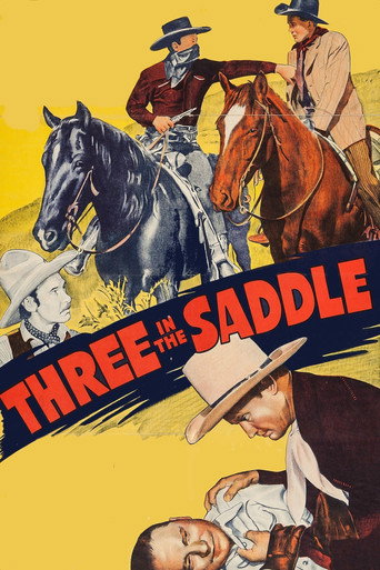 Poster for “Three in the Saddle”