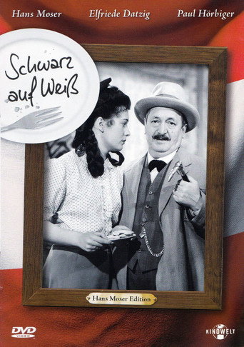 Poster for “Schwarz auf weiß”