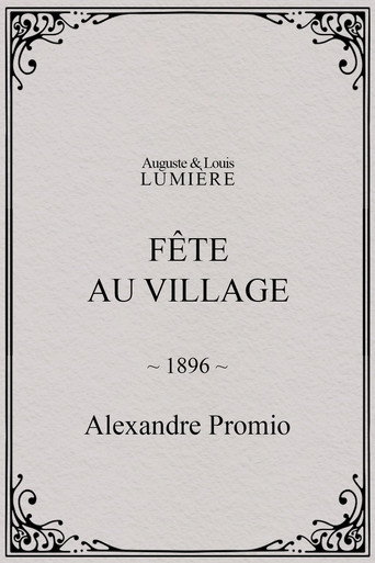 Постер фильма «Fête au village»