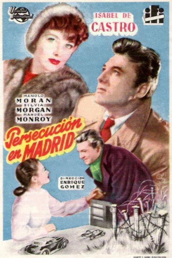 Poster for “Persecución en Madrid”