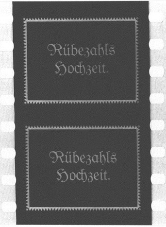 Poster for “Rübezahl's Wedding”