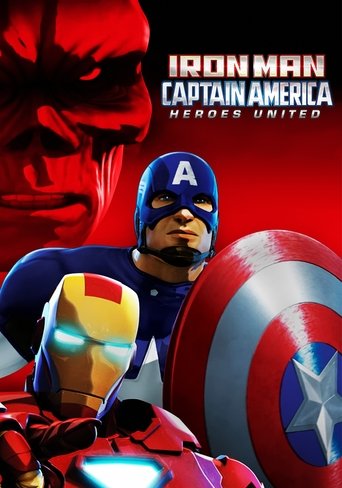 Poster for “Iron Man & Captain America: Heroes United”