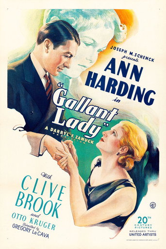 Poster for “Gallant Lady”