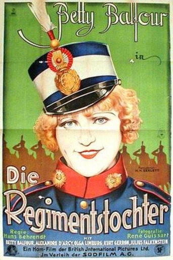 Постер фильма «Die Regimentstochter»