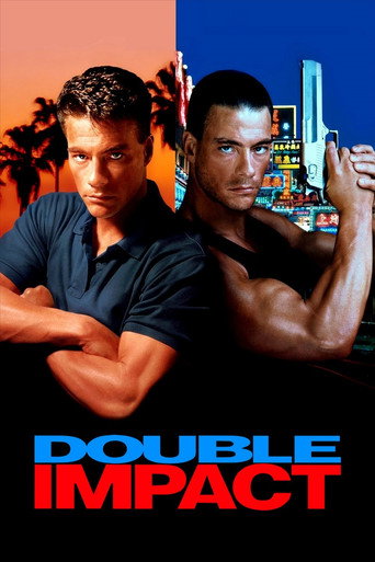 Poster for “Double Impact”