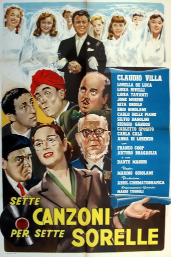 Постер фильма «Sette canzoni per sette sorelle»