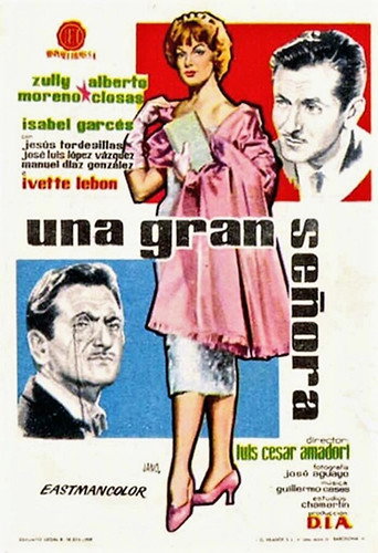 Poster for “Una gran señora”