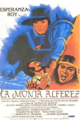 Poster for “La monja alférez”