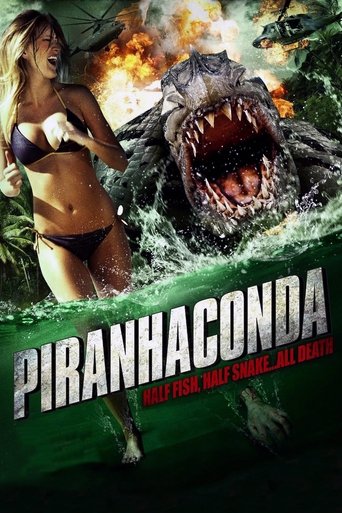 Poster for “Piranhaconda”