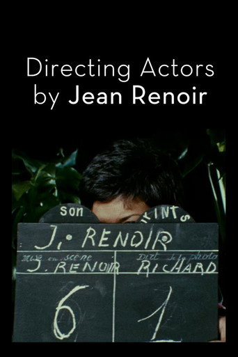 Poster for “Directing Actors by Jean Renoir”