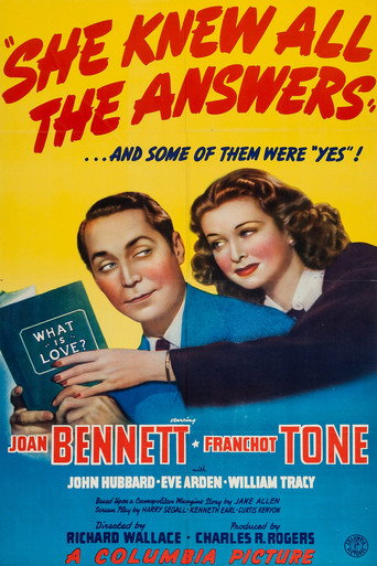 Poster for “She Knew All the Answers”