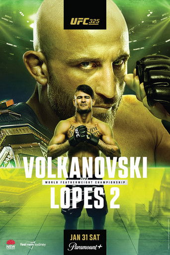 Poster for “UFC 325: Volkanovski vs. Lopes 2”