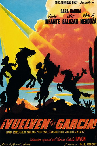 Poster for “Vuelven los García”