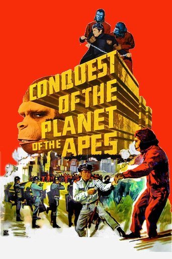Poster for “Conquest of the Planet of the Apes”