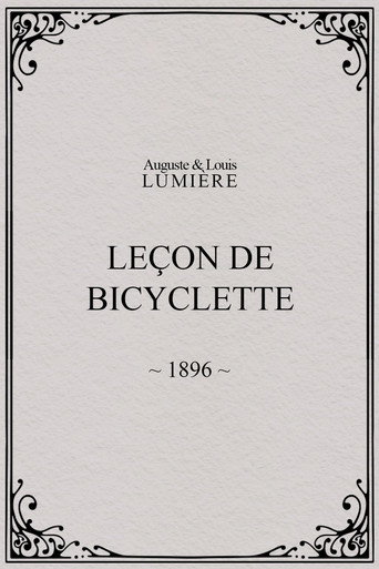 Постер фильма «Leçon de bicyclette»