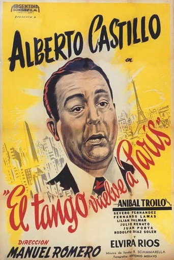 Poster for “The Tango Returns to Paris”