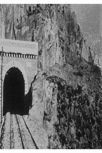 Постер фильма «Panorama de la ligne de Cauterets, III. Le tunnel»