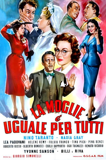 Poster for “La moglie è uguale per tutti”