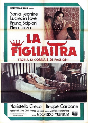 Poster for “La figliastra - Storia di corna e di passioni”