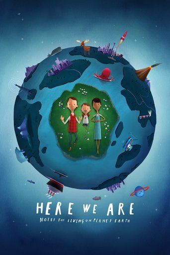 Poster for “Here We Are: Notes for Living on Planet Earth”