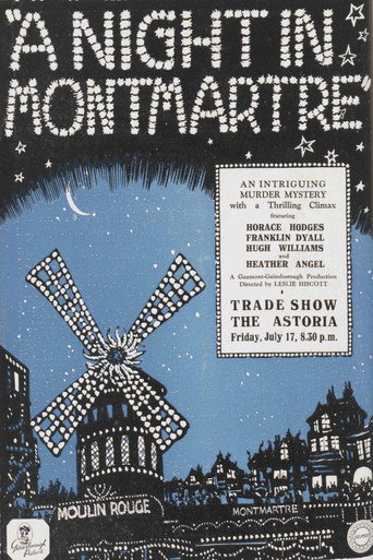 Постер фильма «A Night in Montmartre»