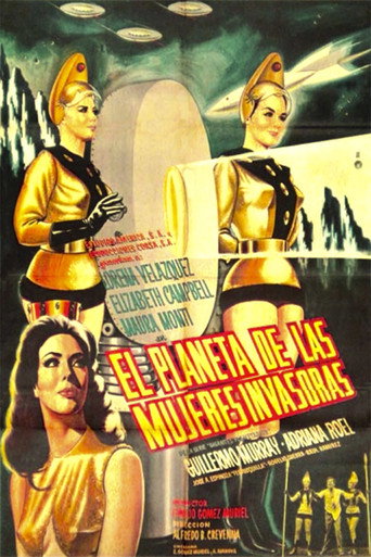 Poster for “Planet of the Female Invaders”