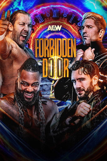 Poster for “AEW x NJPW x CMLL x Stardom Present Forbidden Door 2026”