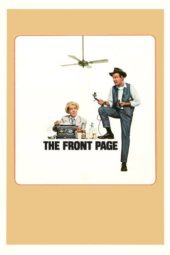 Poster for “The Front Page”