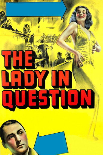 Poster for “The Lady in Question”
