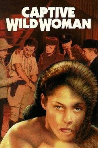 Poster for “Captive Wild Woman”