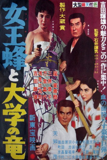 Постер фильма «女王蜂と大学の龍»
