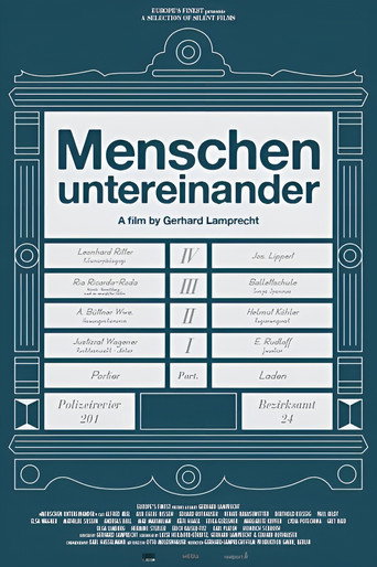 Постер фильма «Menschen untereinander»