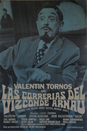 Poster for “Las correrías del Vizconde Arnau”