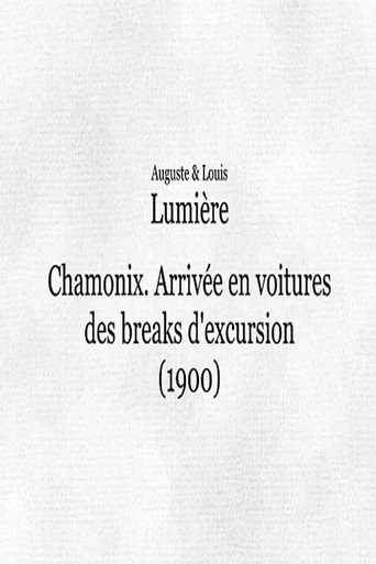 Постер фильма «Chamonix: Arrivée en voitures des breaks d'excursion»