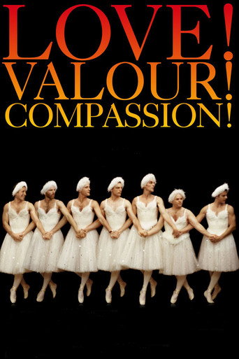 Poster for “Love! Valour! Compassion!”
