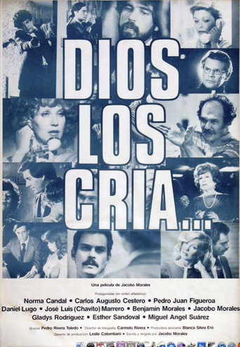 Poster for “Dios los cría...”