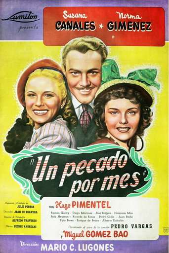 Постер фильма «Un pecado por mes»
