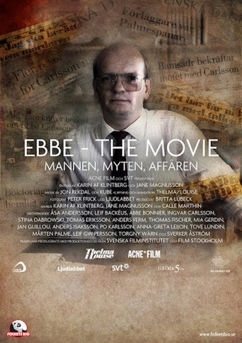 Poster for “Ebbe - The Movie: Mannen, Myten, Affären”