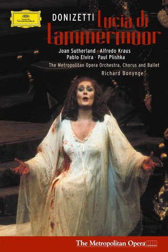 Poster for “Lucia di Lammermoor - Metropolitan Opera”