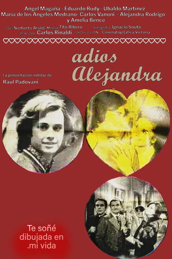 Poster for “Adiós Alejandra”
