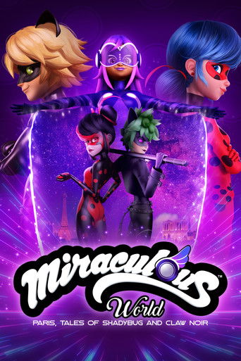 Poster for “Miraculous World: Paris, Tales of Shadybug and Claw Noir”