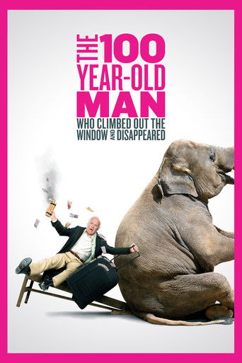 Poster for “The 100 Year-Old Man Who Climbed Out the Window and Disappeared”