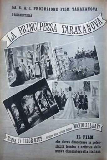Постер фильма «La principessa Tarakanova»